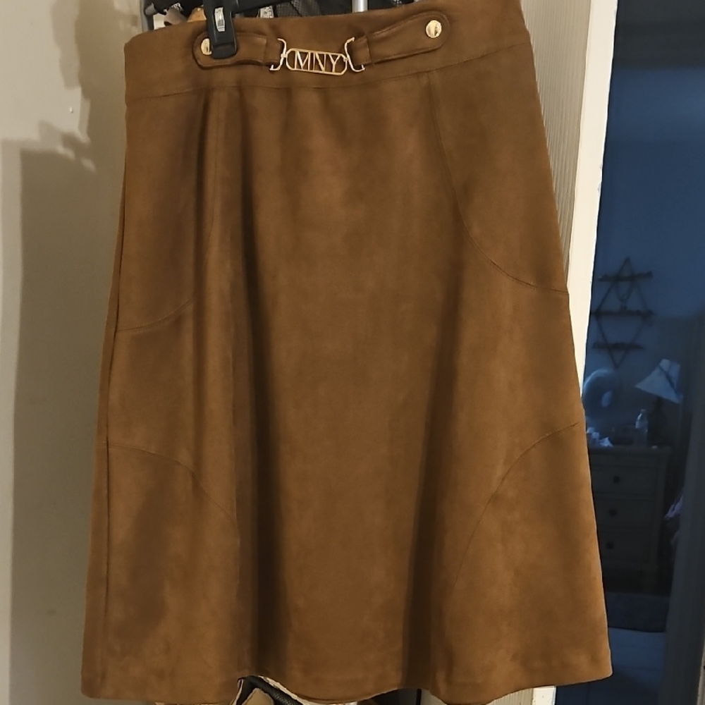 Marc Jacobs Brown A-Line Knee-Length Skirt